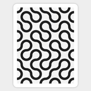 My Favorite Geometric Patterns No.28 - White Magnet